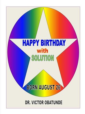 cover image of BORN AUGUST 26